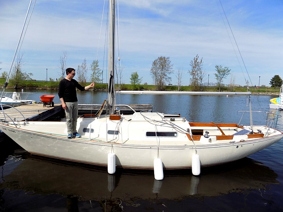 C&C Redwing 30 sailboat Ayrborn with owner Clayton Polan 2589