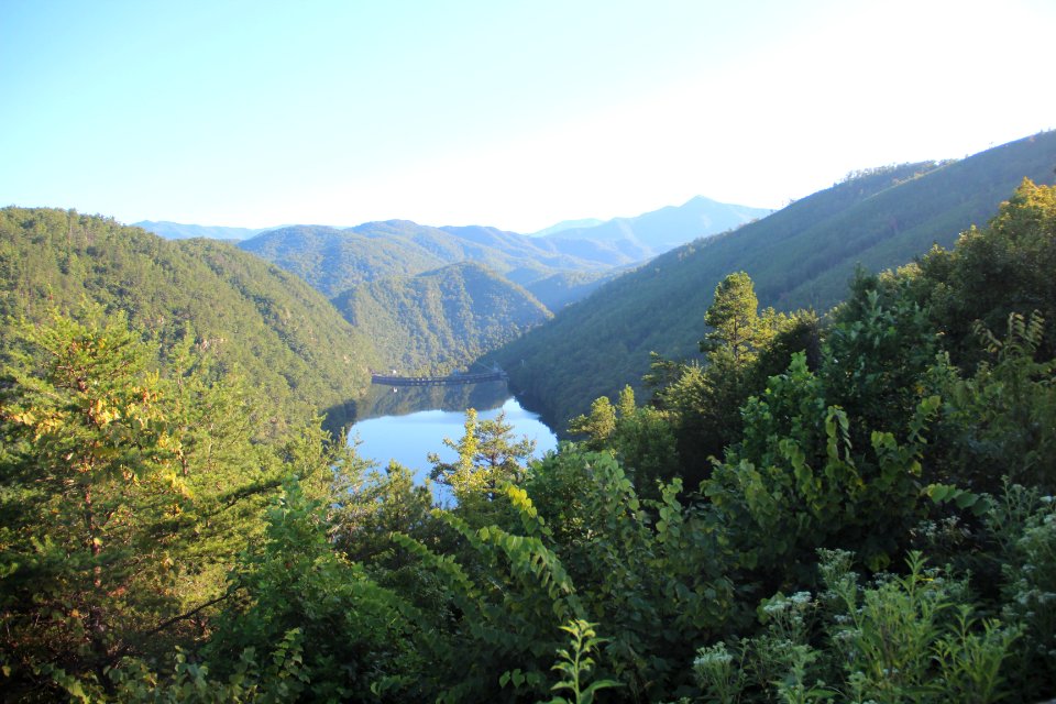 Calderwood Lake from US 129, Aug 2019 1