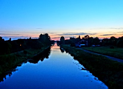 Bydgoszcz Canal moon 18 07-2014