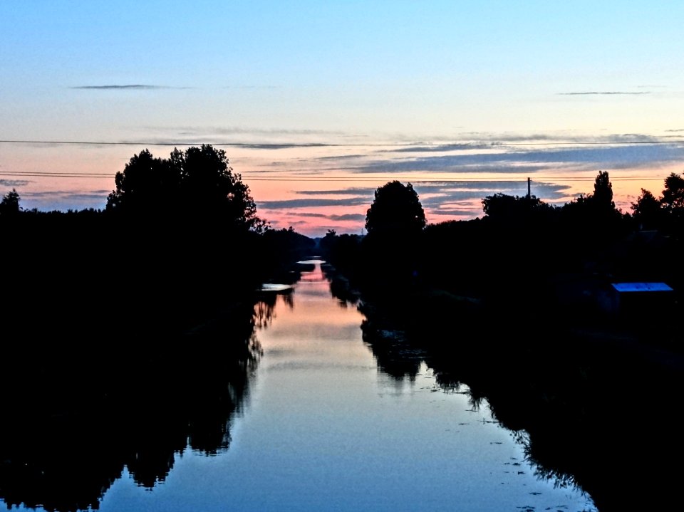 Bydgoszcz Canal moon 17 07-2014