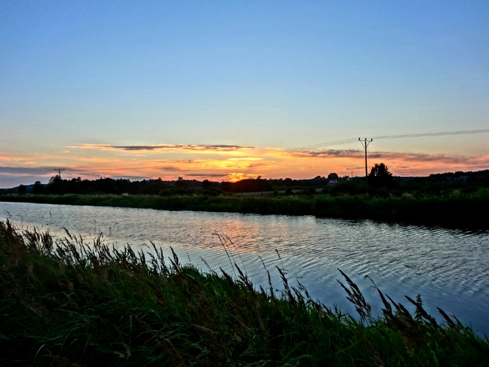 Bydgoszcz Canal sunset 21 07-2014