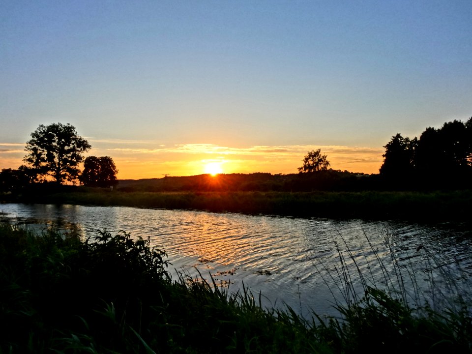 Bydgoszcz Canal sunset 10 07-2014