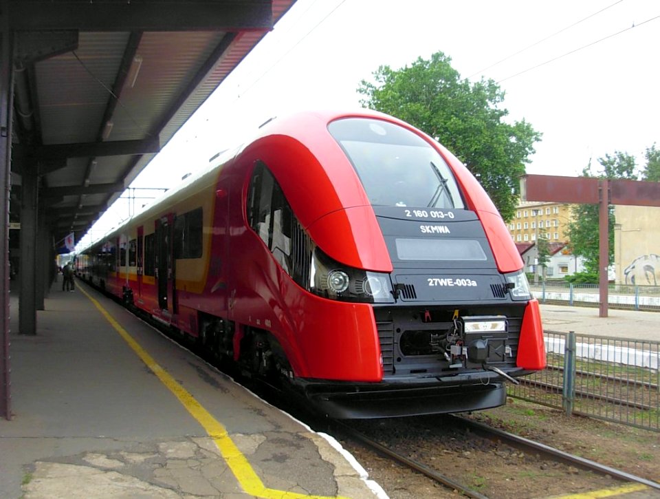 Bydg Główna - skład PESA przy peronie 3