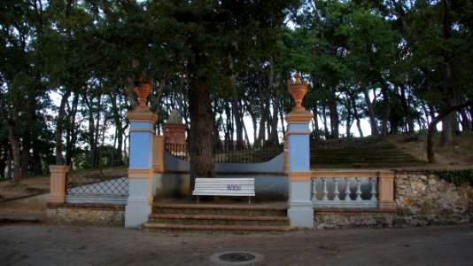 Caldes de Malavella, Park Font de la Vaca, Seiteneingang