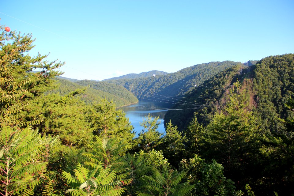 Calderwood Lake from US 129, Aug 2019 2