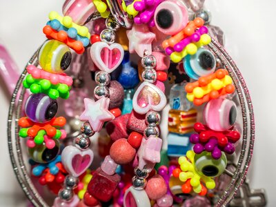 Chain heart child bracelet