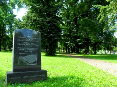 Były cmentarz Św. Trójcy przy alei Zwycięstwa w Gdańsku
