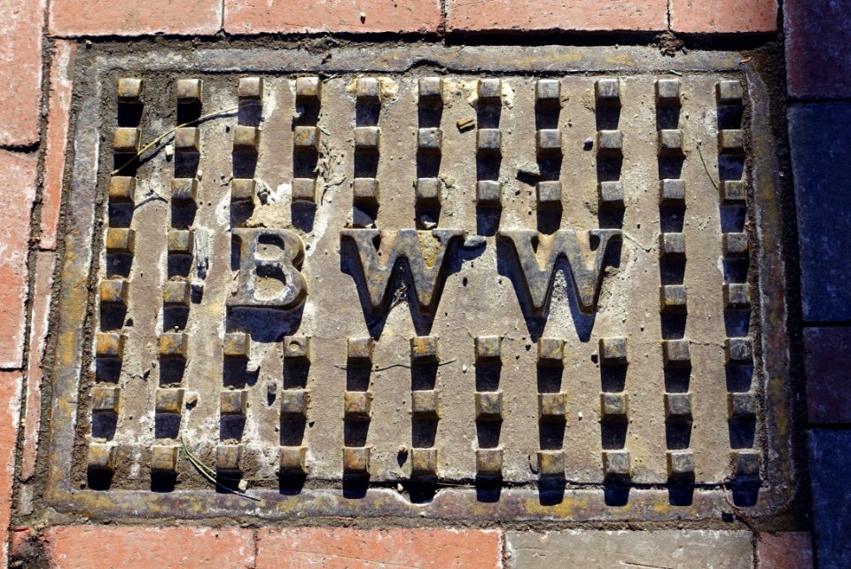 BWW grid street hole cover - Beacon Hill - Boston, MA - DSC02217