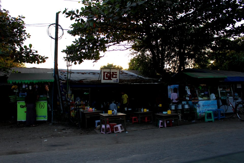 Cafe at Yangon Suburb