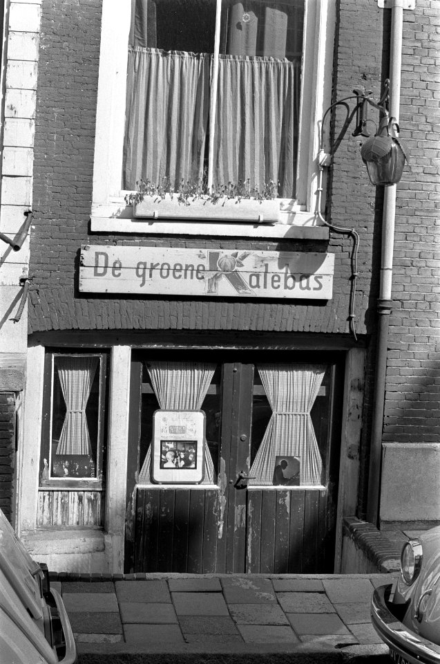 Cafe Groene Kalebas , exterieur, Amsterdam, Bestanddeelnr 923-8051