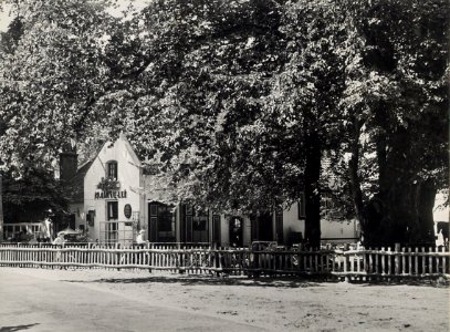 Café-restaurant Kraantje Lek, bij de Blinkert te Overveen. Aangekocht in 1976 van fotograaf C. de Boer. Identificatienummer 54-010269, NL-HlmNHA 54010269