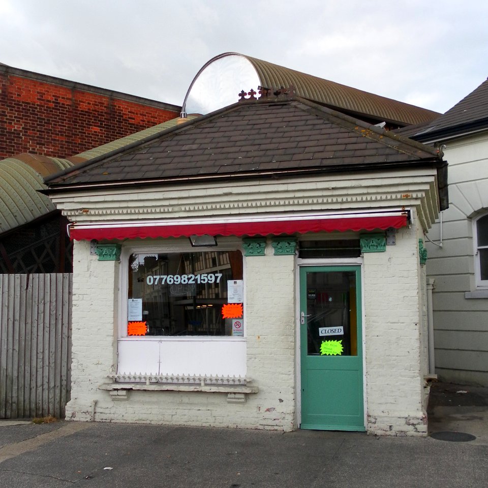 Café next to Hove Railway Station, Railway Approach, Hove (June 2011)