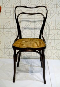 Cafemuseum chair, Adolf Loos, designed for the Cafemuseum, Vienna, made by Gebruder Thonet, 1899, beechwood, cane - Montreal Museum of Fine Arts - Montreal, Canada - DSC09142 photo