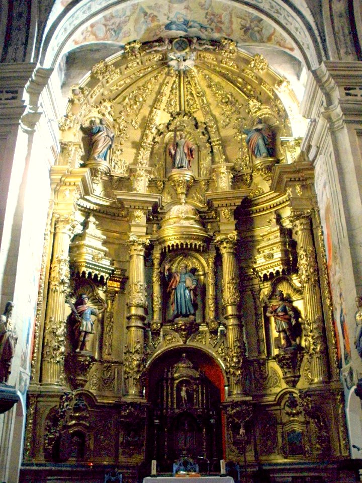 Calahorra - Iglesia de San Andrés, interior, retablo mayor 2
