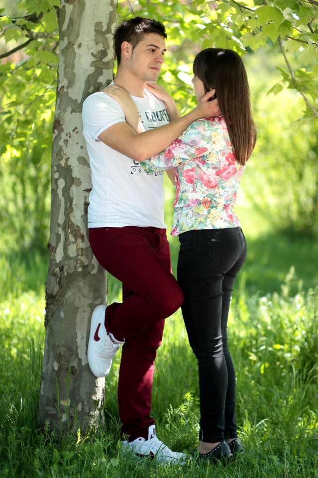Love hug romance
