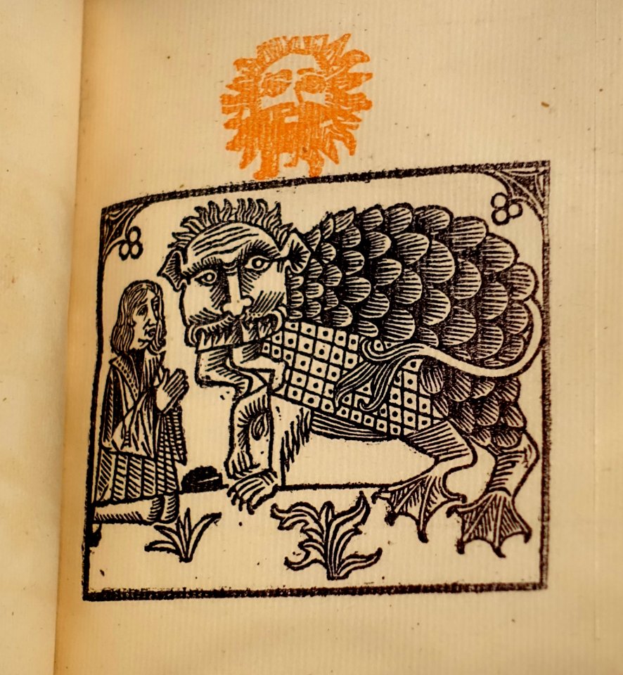 Caesar-Antichrist by Alfred Jarry, Mercure de France, 1895, woodcuts - The Carnival of Being (Alfred Jarry at the Morgan) - Morgan Library & Museum - New York City - DSC06829