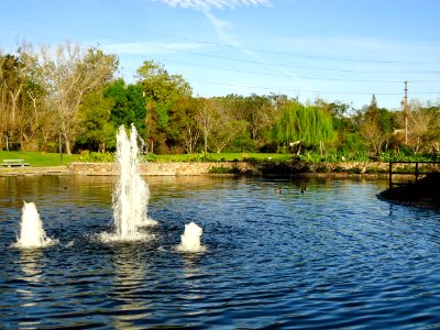 California Santa Clara public park near library