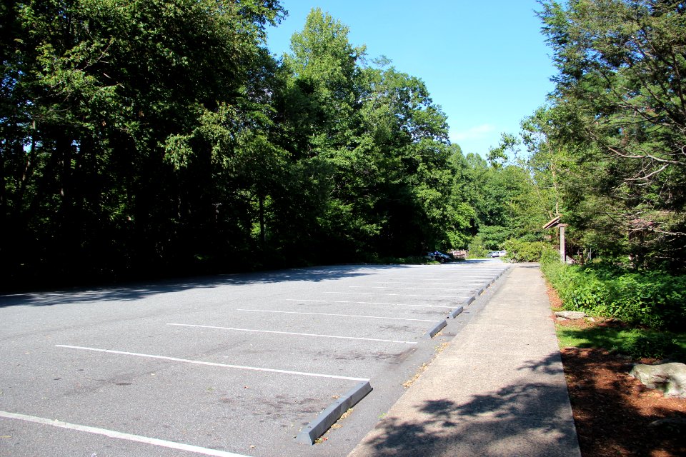 Caesars Head State Park parking lot, June 2019