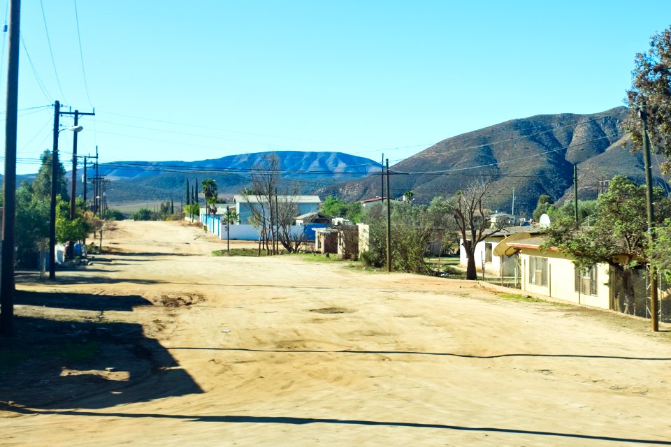 Calles de San Vicente BC Mexico
