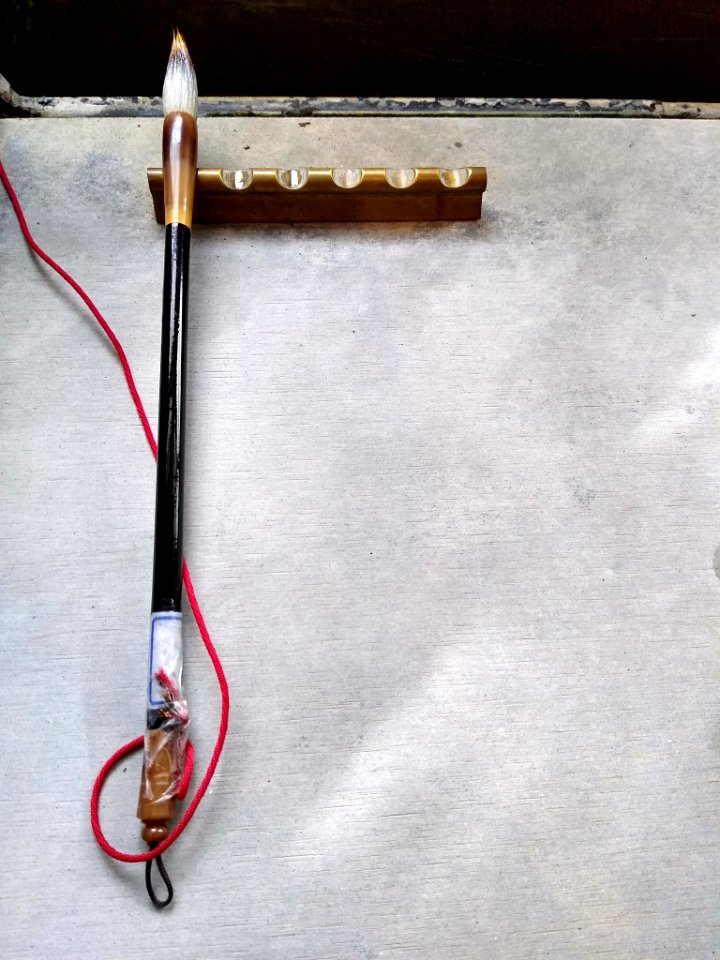 Calligraphy brush at Zhu Jiuying's former residence