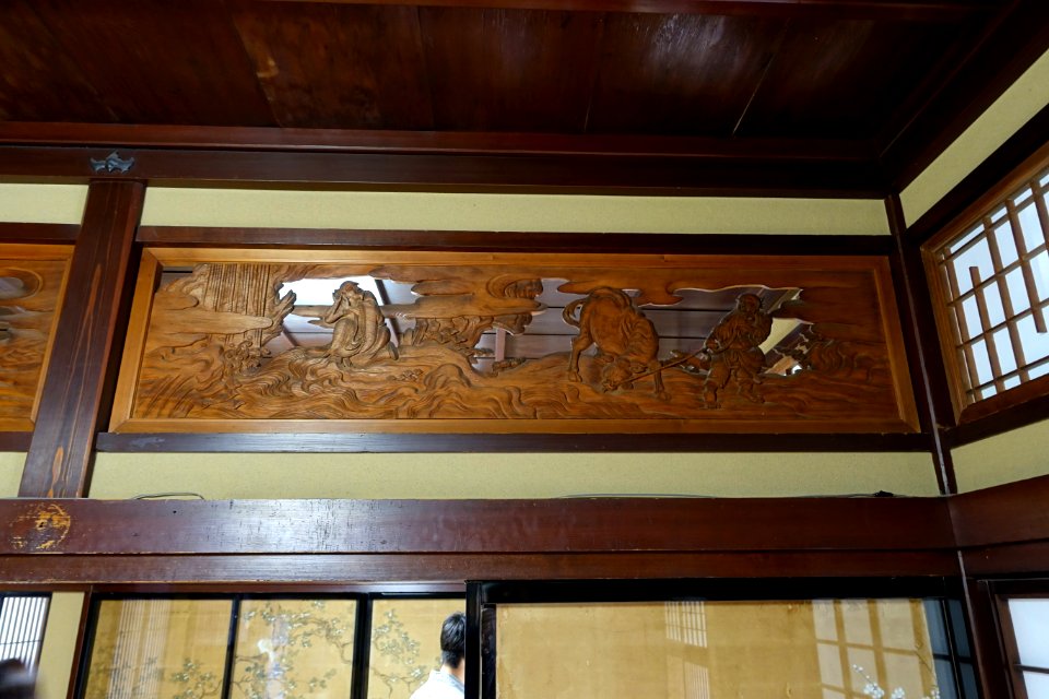 Carving - Nomura Samurai Family Residence - Nagamachi - Kanazawa, Japan - DSC00377
