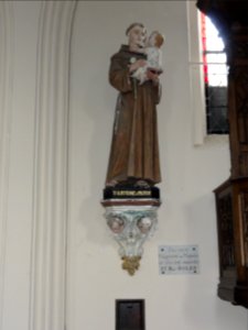 Carville-Pot-de-Fer (Seine-Mar.) église, statue 06 Saint Antoine de Padoue