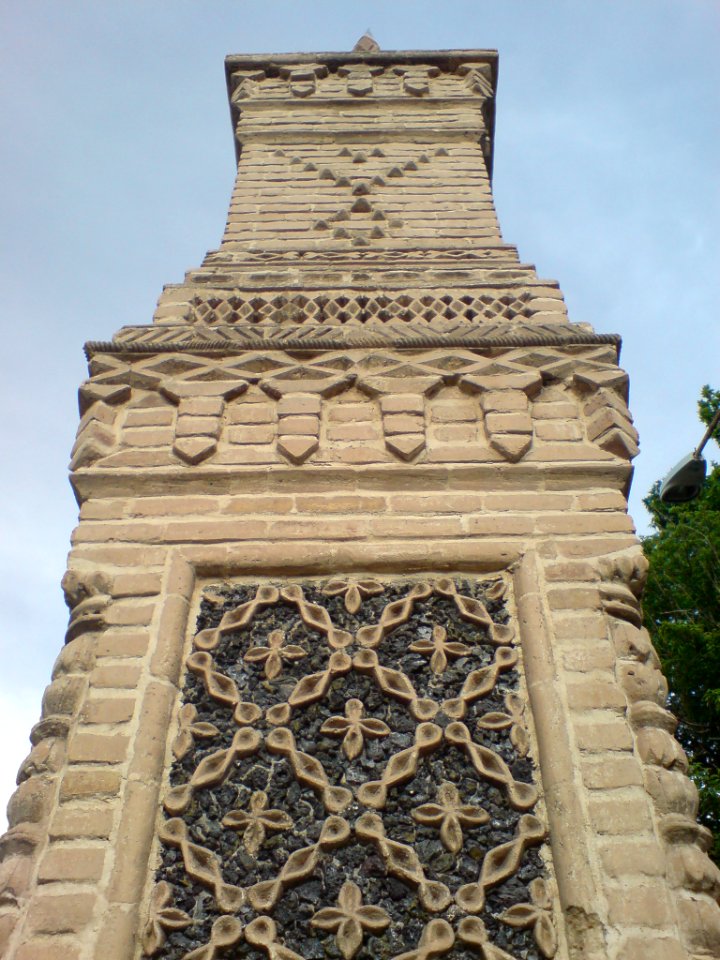 Carved Brick Columns-Modern Gates of Nishapur (13)
