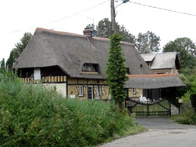 Carville-Pot-de-Fer (Seine-Mar.) chaumière