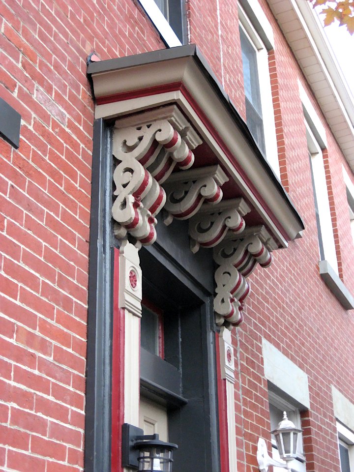 Carved Brackets, South Side, Pittsburgh, 2019-11-11, 02