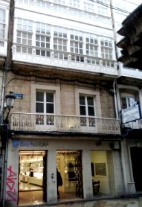 Casa de Juana de Vega na rúa Real da Coruña