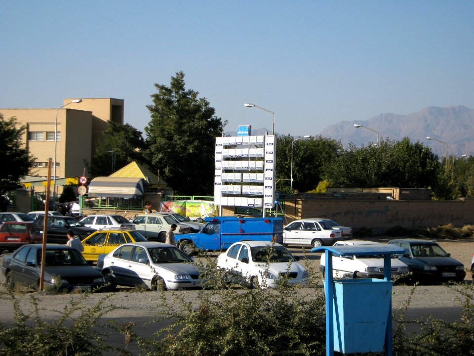 Cars front door of Hakim Hospital - Nishapur 3