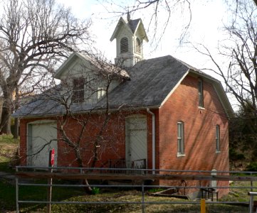 Carson carriage house (Brownville, Nebraska) from SW