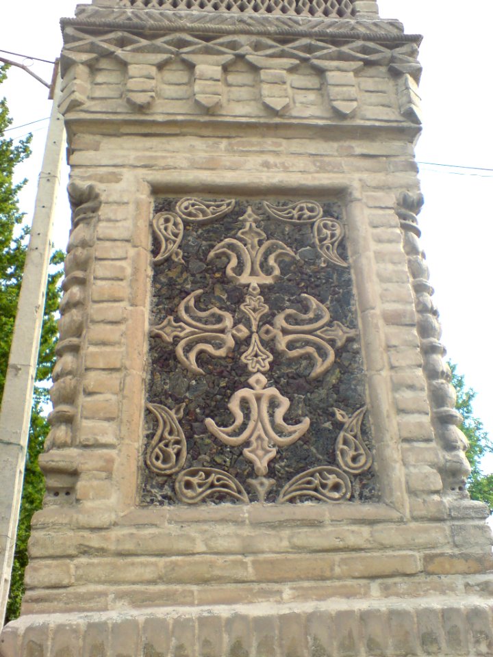 Carved Brick Columns-Modern Gates of Nishapur (12)