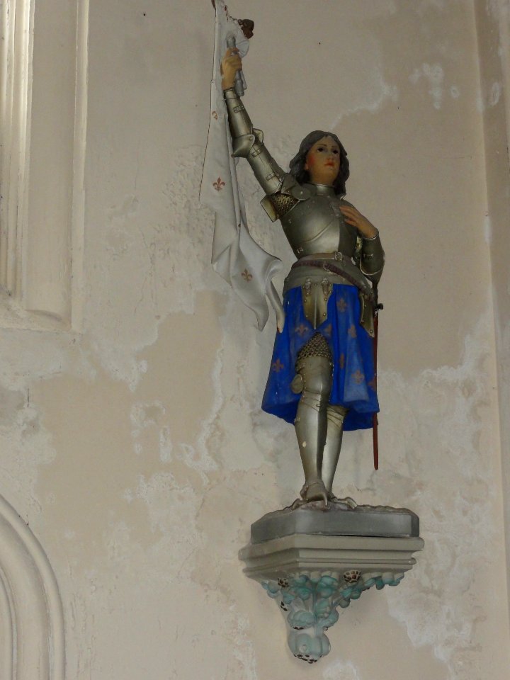 Carville-Pot-de-Fer (Seine-Mar.) église, statue 08 Sainte Jeanne d'Arc