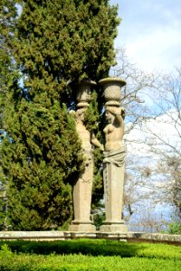 Caryatids in the Garden of the Caryatids - Villa Farnese - Caprarola, Italy - DSC02307