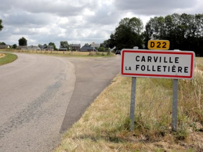 Carville-la-Folletière (Seine-Mar.) entrée