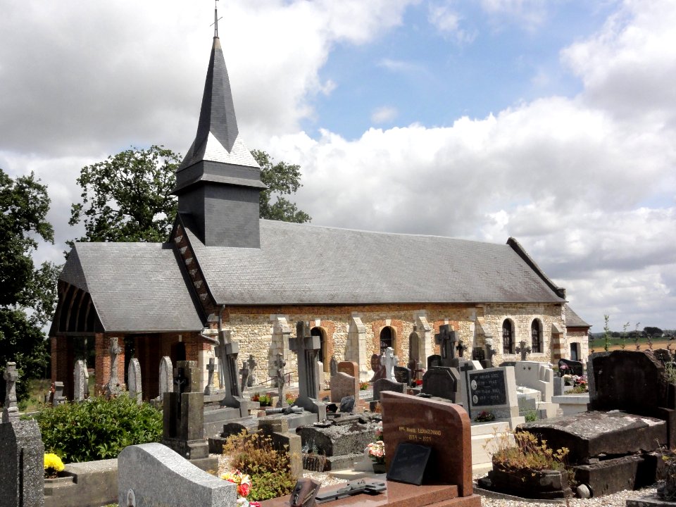 Carville-la-Folletière (Seine-Mar.) église Saint-Germain (01)