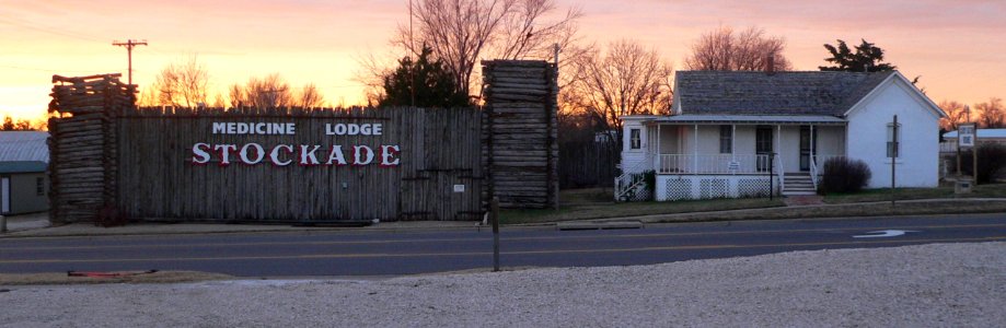 Carry Nation house and Stockade Museum from N 1