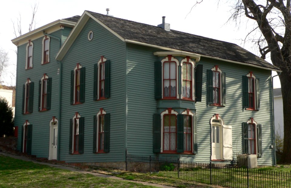 Carson house (Brownville, Nebraska) from SW