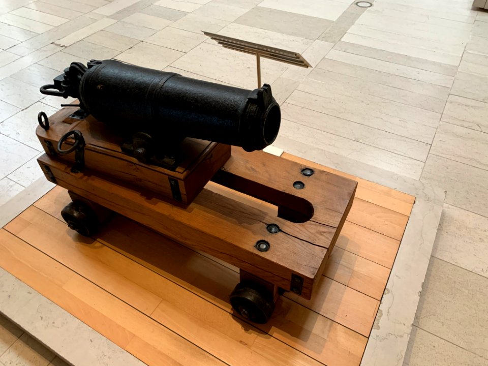Carronade six-pounder cannon, 1781