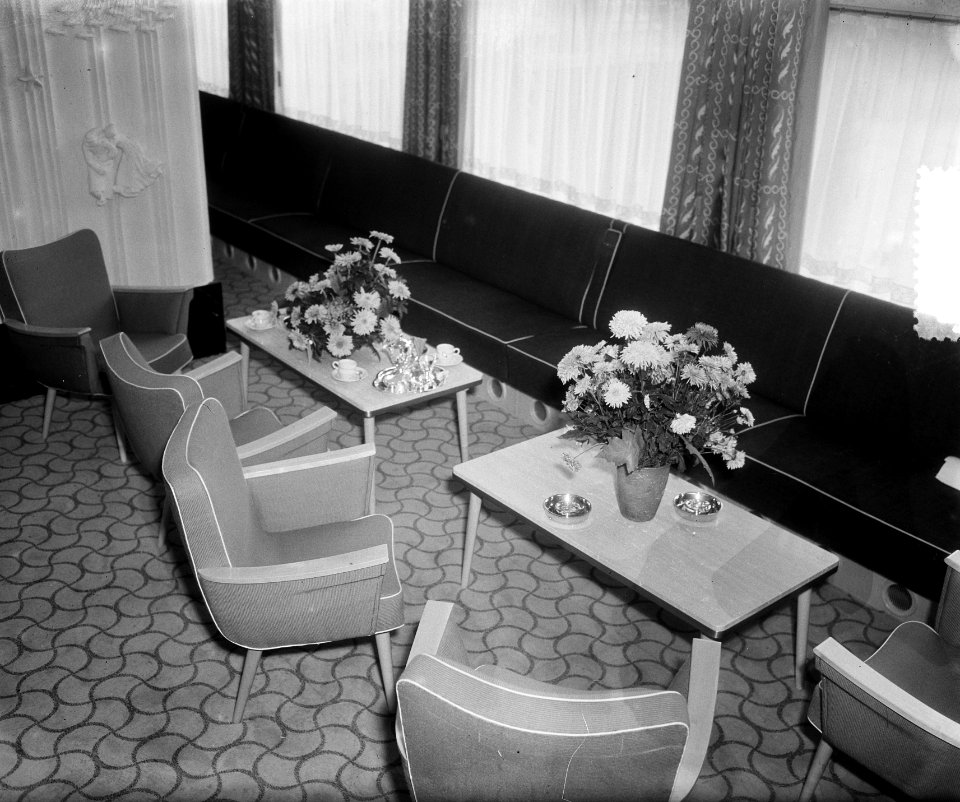 Carlton Hotel opening foyer. Interieurs, Bestanddeelnr 905-3637