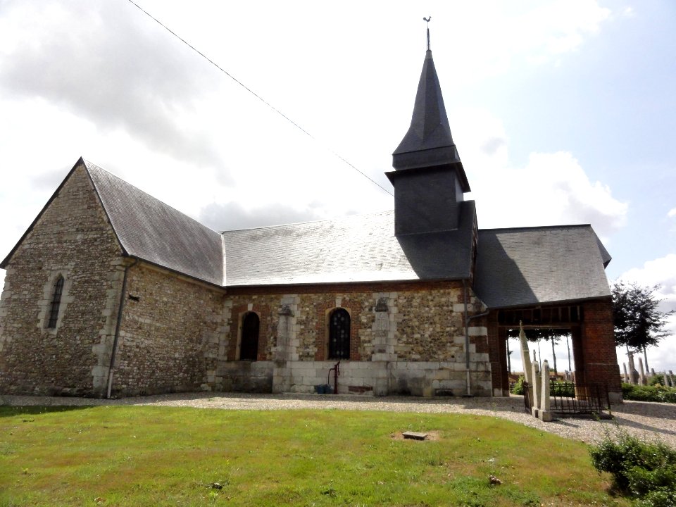 Carville-la-Folletière (Seine-Mar.) église Saint-Germain (02)