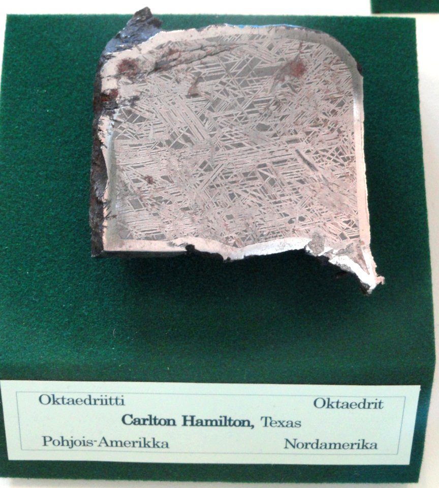 Carlton Hamilton, Texas, meteorite - Meteorites in the Arppeanum - DSC05481