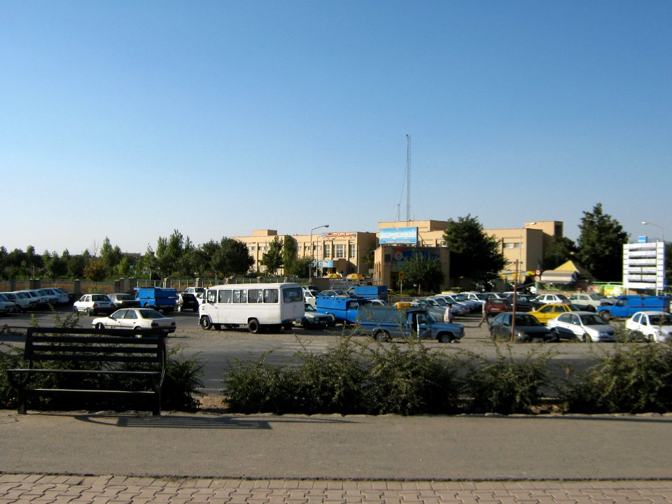 Cars front door of Hakim Hospital - Nishapur 4