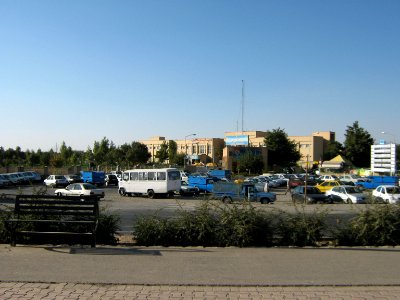 Cars front door of Hakim Hospital - Nishapur 4