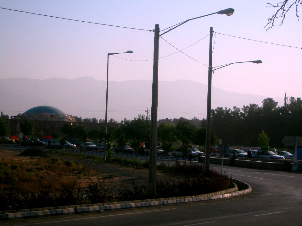 Cars - Passengers - Tents and Planetarium dome - Nishapur