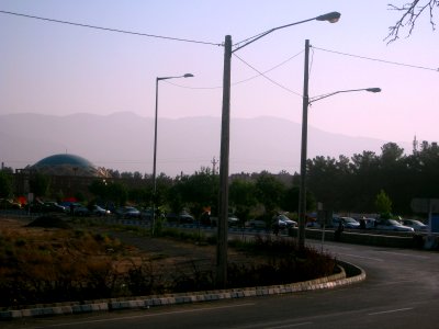 Cars - Passengers - Tents and Planetarium dome - Nishapur