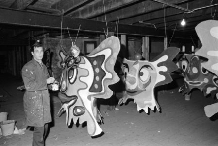 Carnavalsverenigingen maken voorbereidingen, Den Bosch, Bestanddeelnr 924-2698