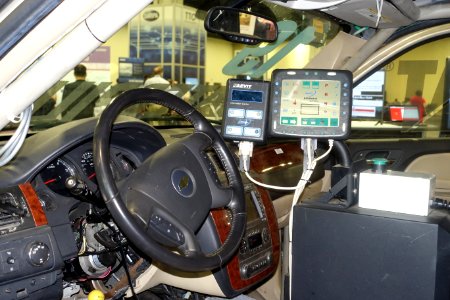 Carnegie Mellon Boss self-driving automobile - D60 Symposium - Defense Advanced Research Projects Agency - DSC05592
