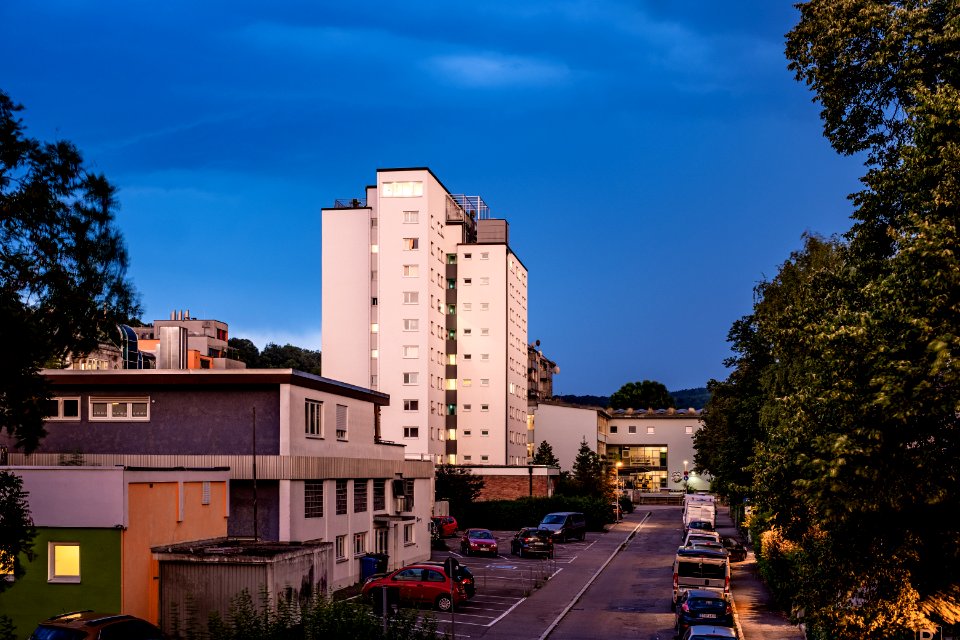 Carl-Sonnenschein-Haus zur blauen Stunde